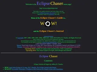 EclipseChaser Home Page
