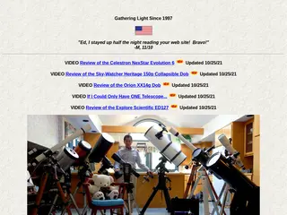www.scopereviews.com -- The Telescope Review Web Site V3.200