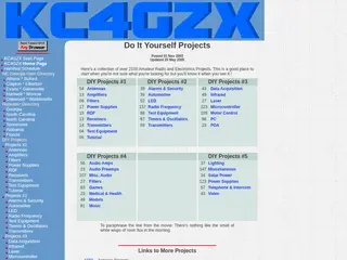 KC4GZX DIY Homebrew Projects