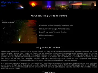 An Observing Guide For Comets