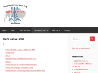 Ham Radio Links – Jamestown Amateur Radio Club