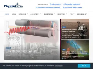 PhysLink.com: Physics and Astronomy Online