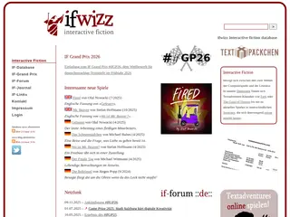 ifwizz interactive fiction database