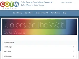 Colors on the Web > Color Tools > Color Wizard