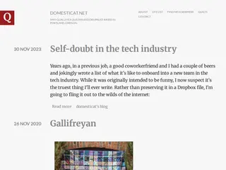 domesticat.net | Amy Qualls is a quilter and Drupalist based in Portland, Oregon.