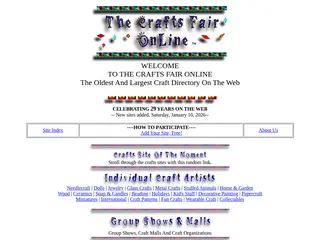 The Crafts Fair OnLine - Directory Of Arts & Crafts