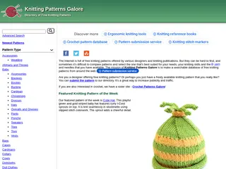 Knitting Patterns Galore - Free Knitting Patterns
