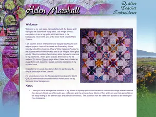 Helen Marshall - Quilter, Teacher, Embroiderer