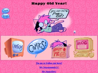 Pink The Cat Website