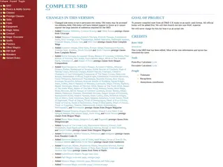 Ultimate System Reference Document v3.5