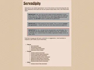 Serendipity