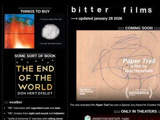 don hertzfeldt :: news :: do not point at eyes or face