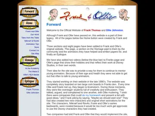 Frank & Ollie: Forward