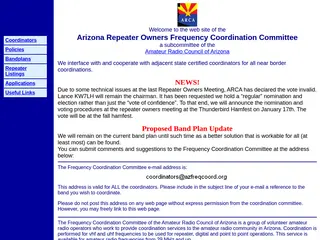 Arizona Frequency Coordination Committee