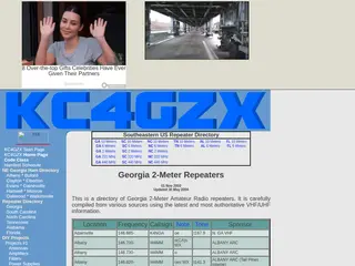 KC4GZX Georgia 2-Meter Repeaters