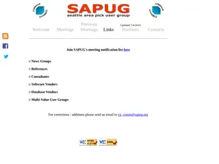 SAPUG - Links