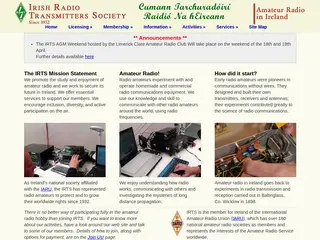 IRTS – Amateur Radio in Ireland, Irish Radio Transmitters Society