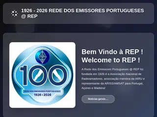 Rede dos Emissores Portugueses @ 1926 - 2026 | Associação Nacional de Radioamadores