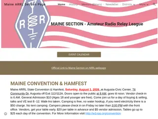 Maine ARRL Section Page
