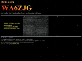 Amateur Radio Station WA6ZJG