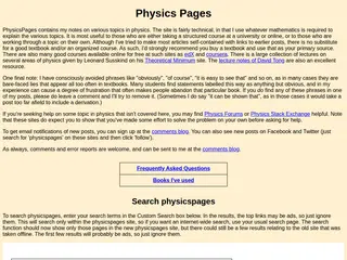 Physicspages Home Page