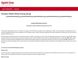 Amateur Radio Relay Group (arrg) | Spirit One