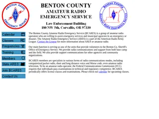 Benton County Oregon ARES