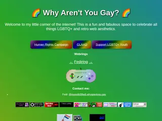 Why Aren't You Gay?
