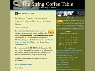 The String Coffee Table