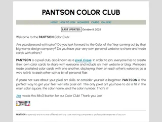 Pantson Color Club