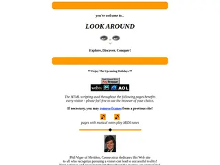 LOOK AROUND ... Explore, Discover, Conquer! www.lookaround123.com