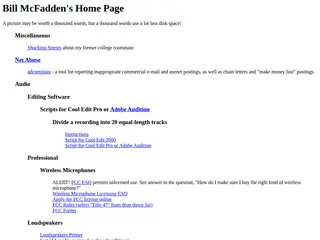 Bill McFadden's Home Page