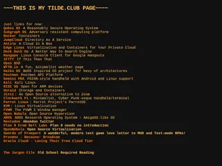 My tilde.club page