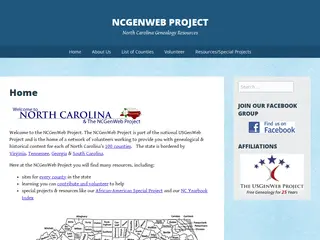NCGenWeb Project | North Carolina Genealogy Resources