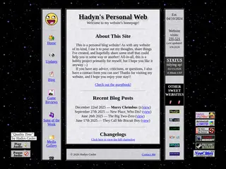 Hadyn's Webpage