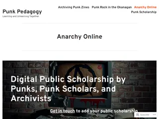Anarchy Online – Punk Pedagogy
