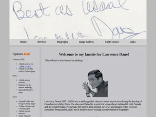 The Lawrence Dane Fansite