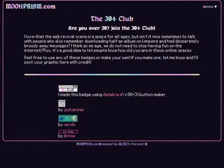 MOONPR1SM.com // The 30+ Club