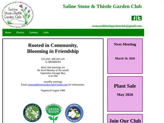 Saline Stone & Thistle Garden Club