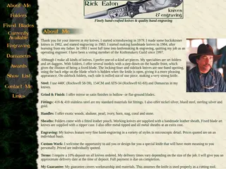 custom knives and engraving by Rick Eaton