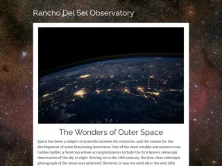 Rdelsol.com - Rancho Del Sol Observatory