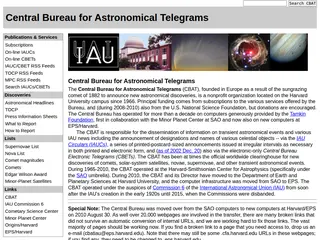 Central Bureau for Astronomical Telegrams
