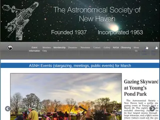 The Astronomical Society Of New Haven, INC