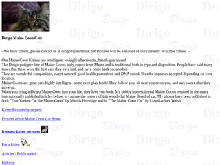 Dirigo Maine Coon Cats