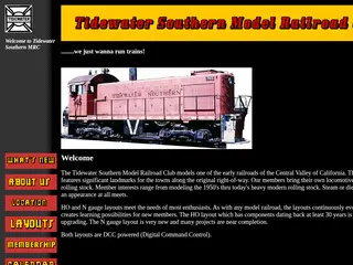 Welcome to Tidewater Southern Model Railroad Club - Index Page