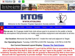Houston Tinplate Operators Society, INC. - Lionel, Trains, Layouts: Home Page