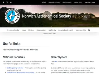 Useful links - Norwich Astronomical Society