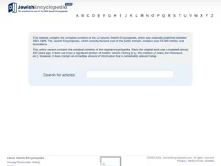 JewishEncyclopedia.com