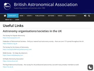Useful Links – British Astronomical Association