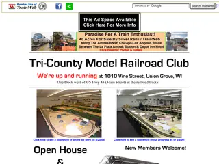 Welcome to the Tri-County Model Railroad Club Site!